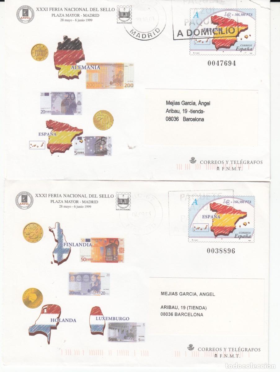 Sellos: 2 SOBRES ENTEROS POSTALES CIRCULADOS NUM 54 - Foto 1