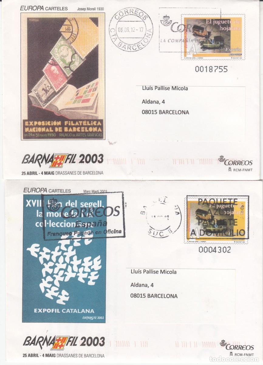 Sellos: 2 SOBRES ENTEROS POSTALES CIRCULADOS NUM 85 - Foto 1