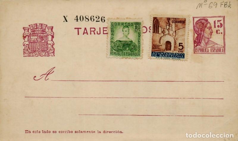 Sellos: FA4680. Tarjeta postal MATRONA DE PERFIL - Foto 1
