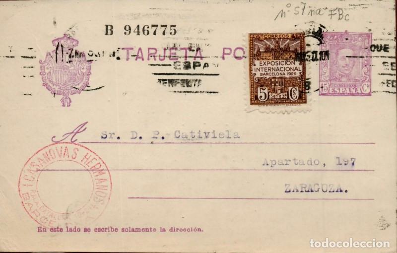 Sellos: FA4483. Tarjeta postal dirigida a Zaragoza - Foto 1