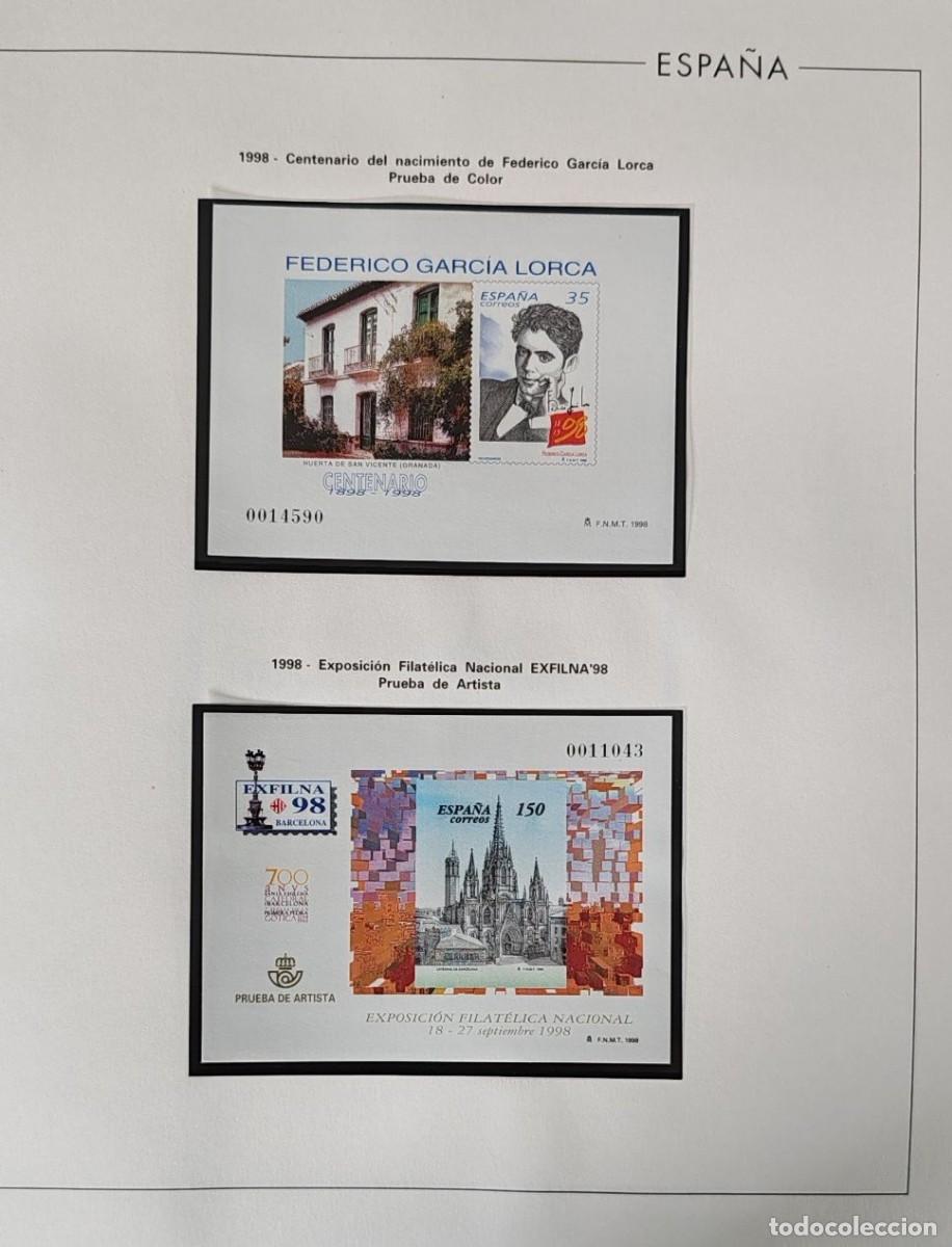 Sellos: Sellos Espa&ntilde;a. Pruebas oficiales de color a&ntilde;o 1998