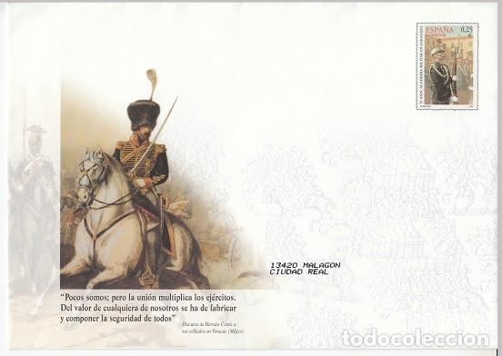 Sellos: 2002 ENTERO POSTAL SELLO SERVICIO FILATELICO 75 ANIVERSARIO ACADEMIA MILITAR ZARAGOZA