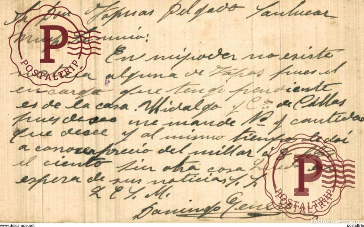 Sellos: TARJETA POSTAL. SAN LUCAR DE BARRAMEDA. - Foto 2
