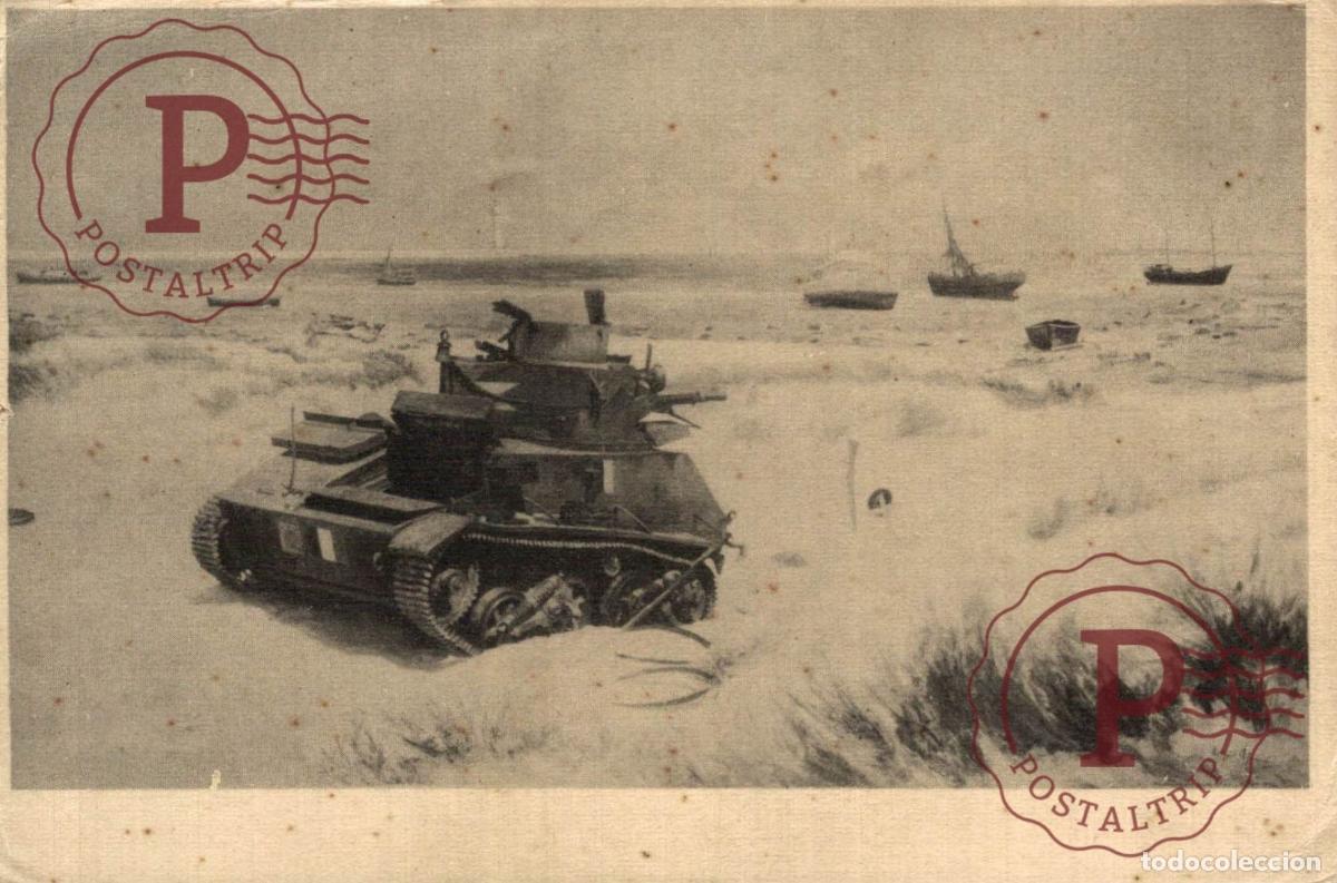 Timbres: AHRENS ARTHUR. SULLE SPONDE DI DUNKERQUE. A LA ORILLA DE DUNKERQUE. TANQUE. TANK