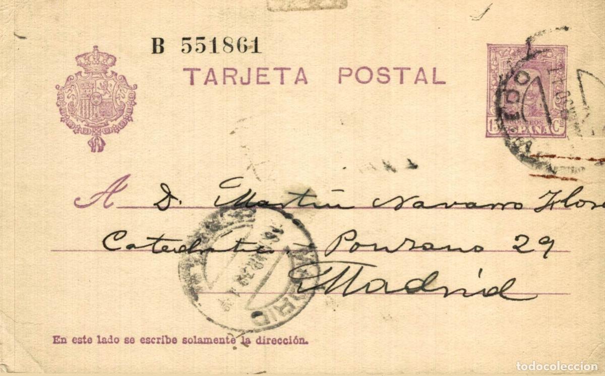 Sellos: ESPA&Ntilde;A. SPAIN. ENTERO POSTAL. TARJETA POSTAL. OVIEDO 1930