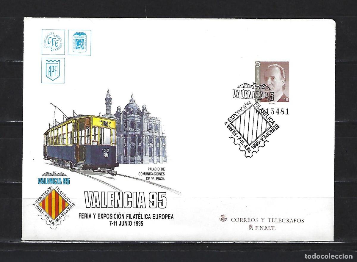 Sellos: SEP 28 ENTERO POSTAL VALENCIA 95 MATASELLADO FERIA