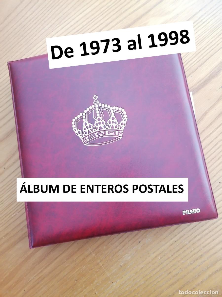 Sellos: &Aacute;LBUM DE ENTEROS POSTALES de 1973 al 1998