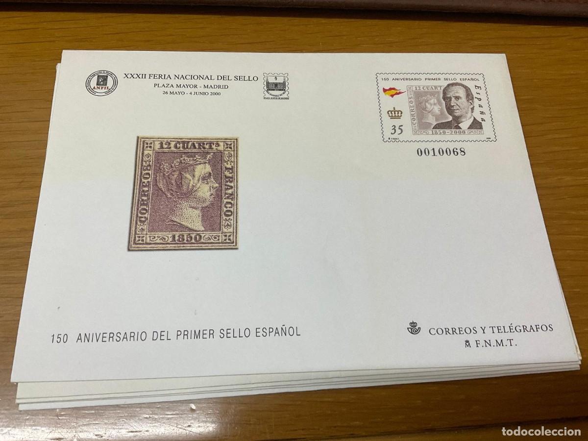 Sellos: ESPA&Ntilde;A SOBRE ENT.POST.2000 60/64 F.N.SELLO 2000.