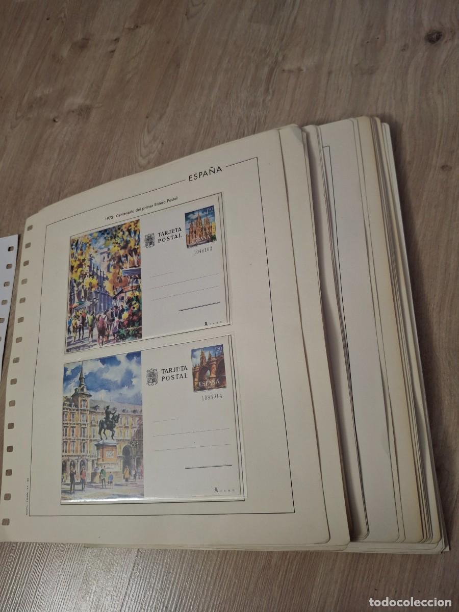 Sellos: M137 Colecci&oacute;n Entero Postales a&ntilde;os 1973/1998 en NUEVO montado en hojas EDIFIL