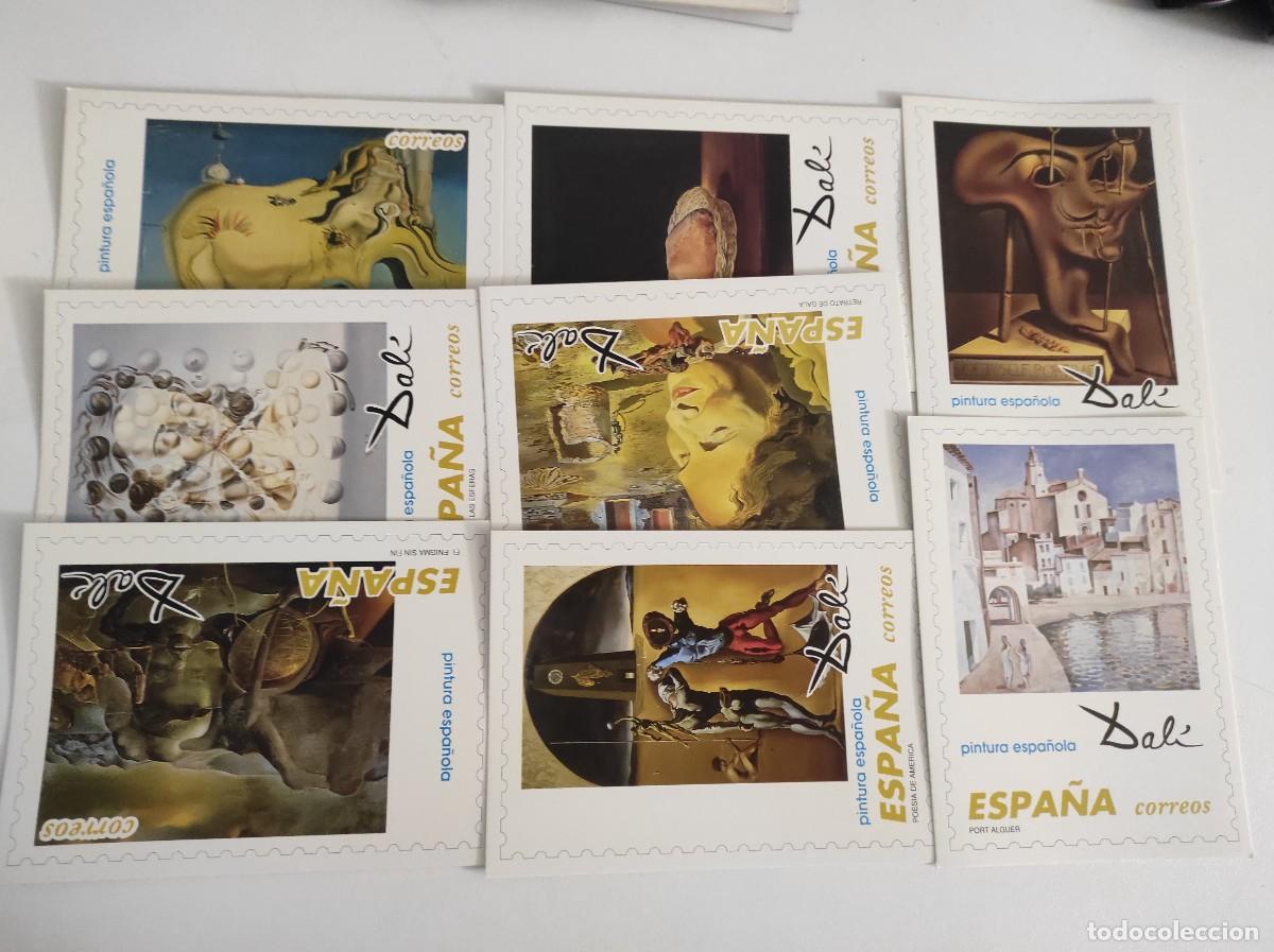 Sellos: Sellos Espa&ntilde;a 8 ENTERO POSTALES 1994 EMISI&Oacute;N DALI