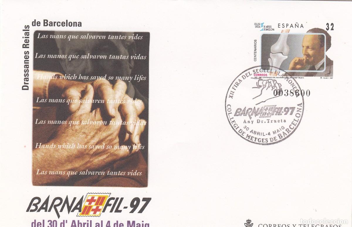 Sellos: SOBRE ENTERO POSTAL BARNAFIL 97 NUM.39 CON MATASELLOS