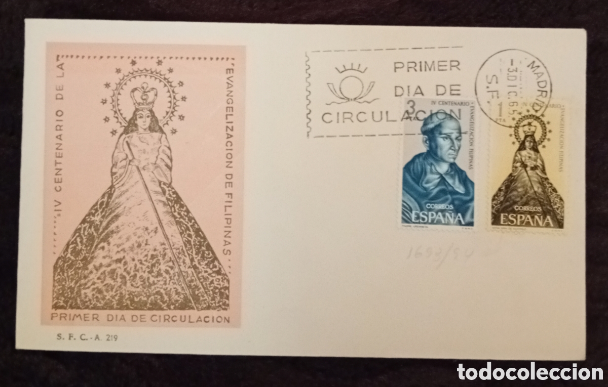 Sellos: Sobres del primer d&iacute;a de circulaci&oacute;n lote colecci&oacute;n de 10 sobres