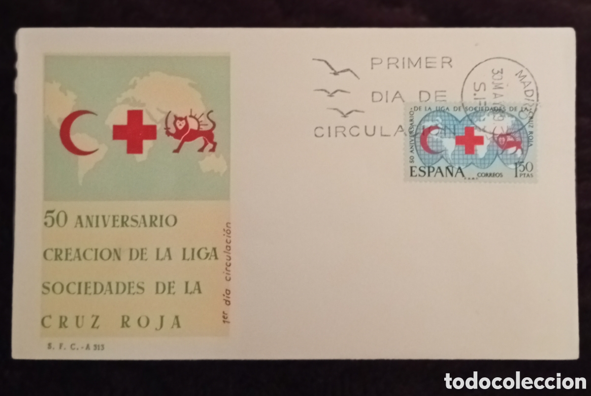 Sellos: Filatelia Sobres del primer d&iacute;a de circulaci&oacute;n lote de 10