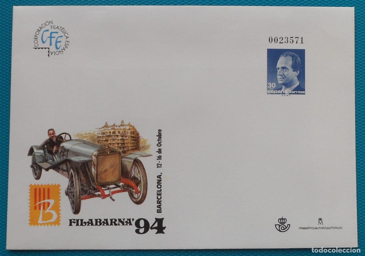 Stamps: 1994-ESPA&Ntilde;A-SOBRES ENTERO POSTALES-VER FOTO-N&ordm;23-FILABARNA 94-BARCELONA