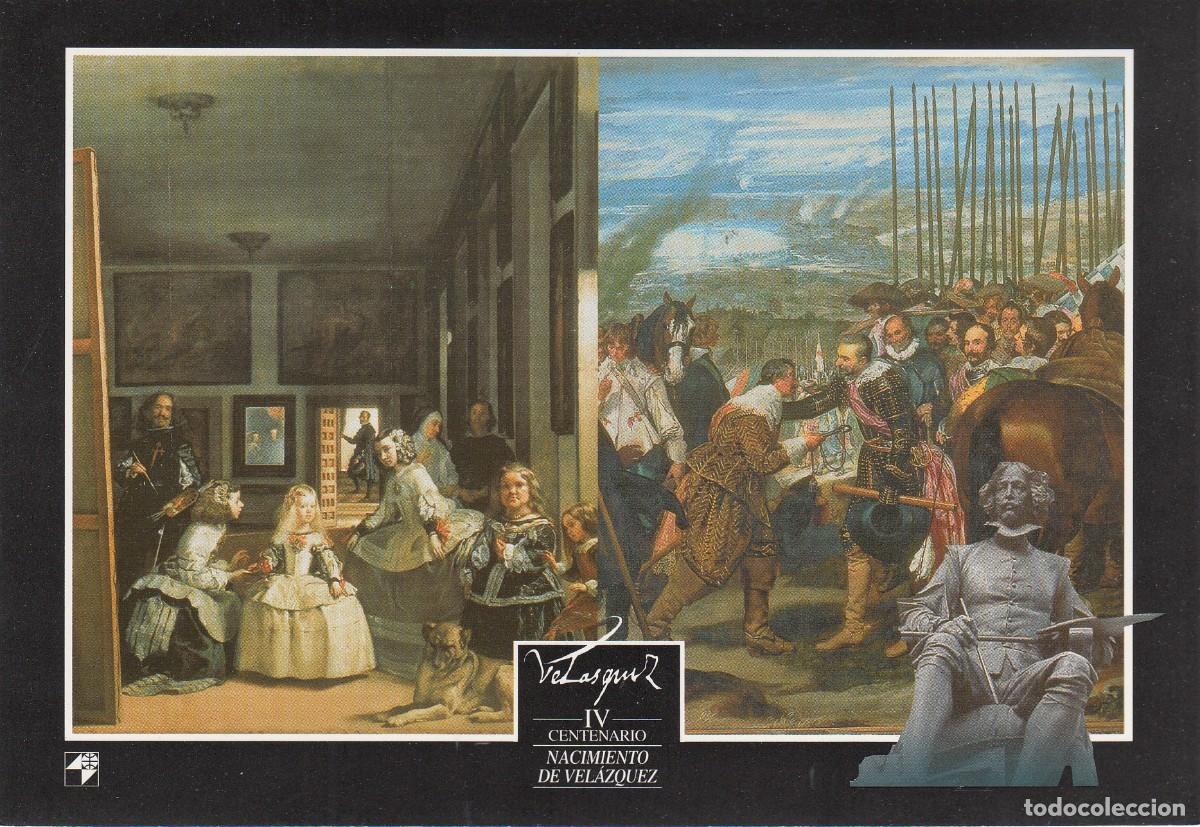 Sellos: 1999 LA TARJETA DEL CORREO -IV CENTENARIO NACIMIENTO VELAZQUEZ 80-9