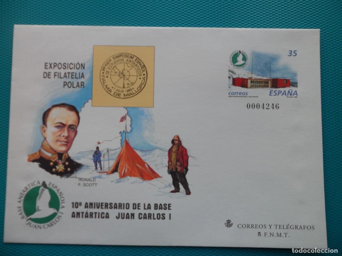 Sellos: 1998-ESPA&Ntilde;A-SOBRES ENTERO POSTALES-VER FOTO-N&ordm;49-EXPO.FILATELICA POLAR-MADRID