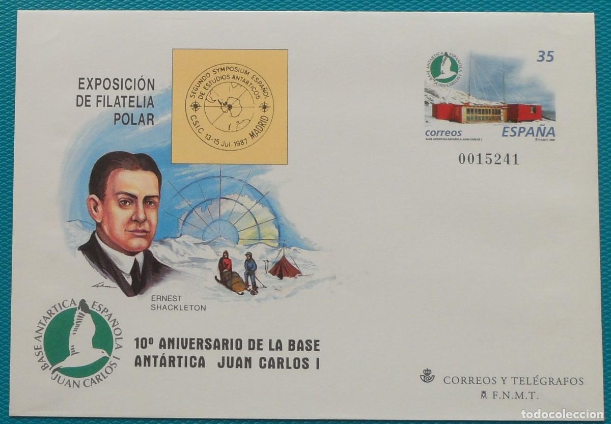Sellos: 1998-ESPA&Ntilde;A-SOBRES ENTERO POSTALES-VER FOTO-N&ordm;49-EXPO.FILATELICA POLAR-MADRID