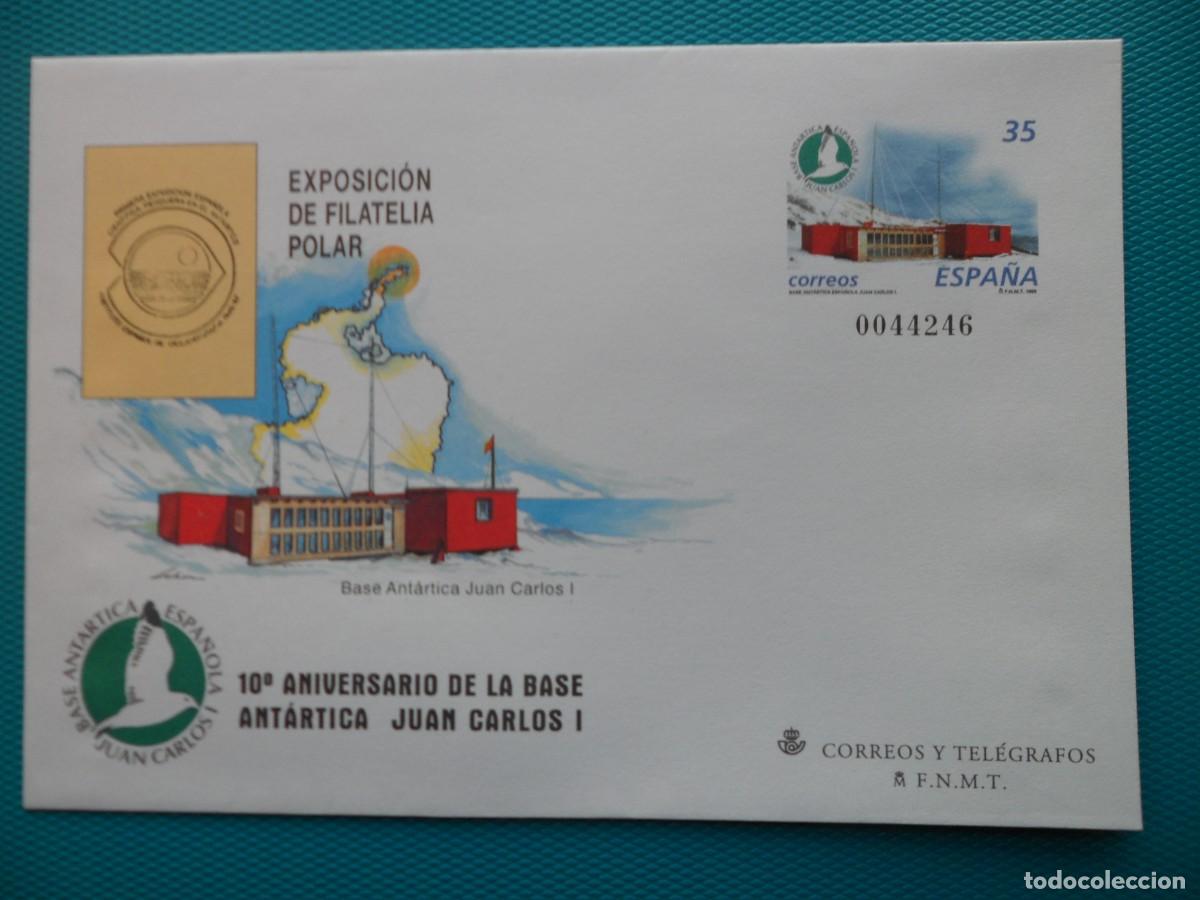 Sellos: 1998-ESPA&Ntilde;A-SOBRES ENTERO POSTALES-VER FOTO-N&ordm;49-EXPO.FILATELICA POLAR-MADRID