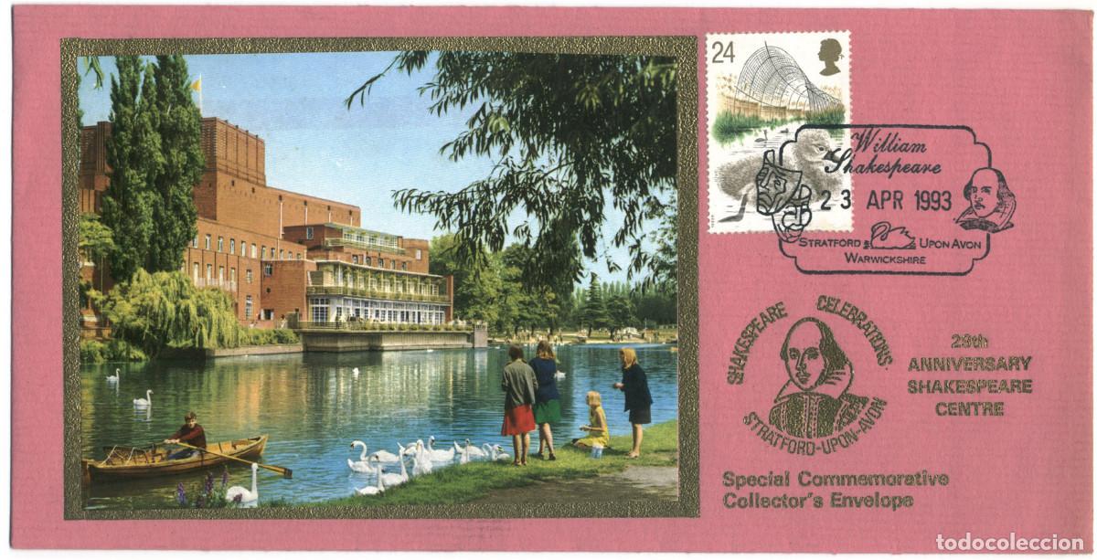 Sellos: 28th Anniversary Shakespeare Centre (Stratford-Upon-Avon 23 April 1993)_Tibor Reich FSIAD; 93-423 A