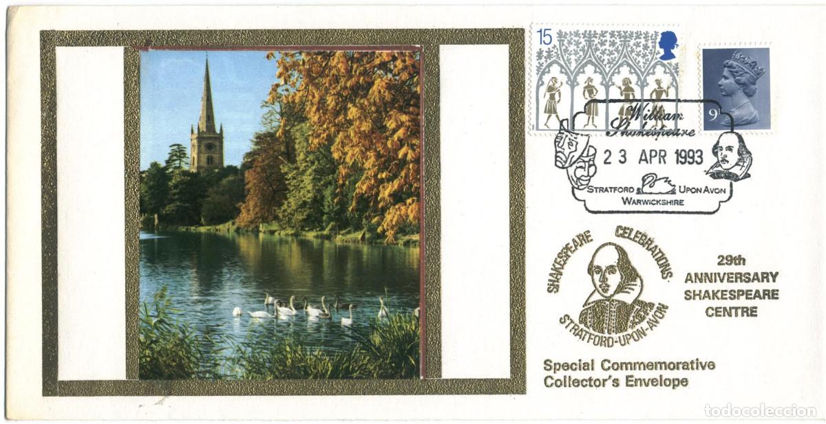 Sellos: (Stratford-Upon-Avon - Warwickshire. 23 April 1903)_Tibor Reich FSIAD; 93-423 A