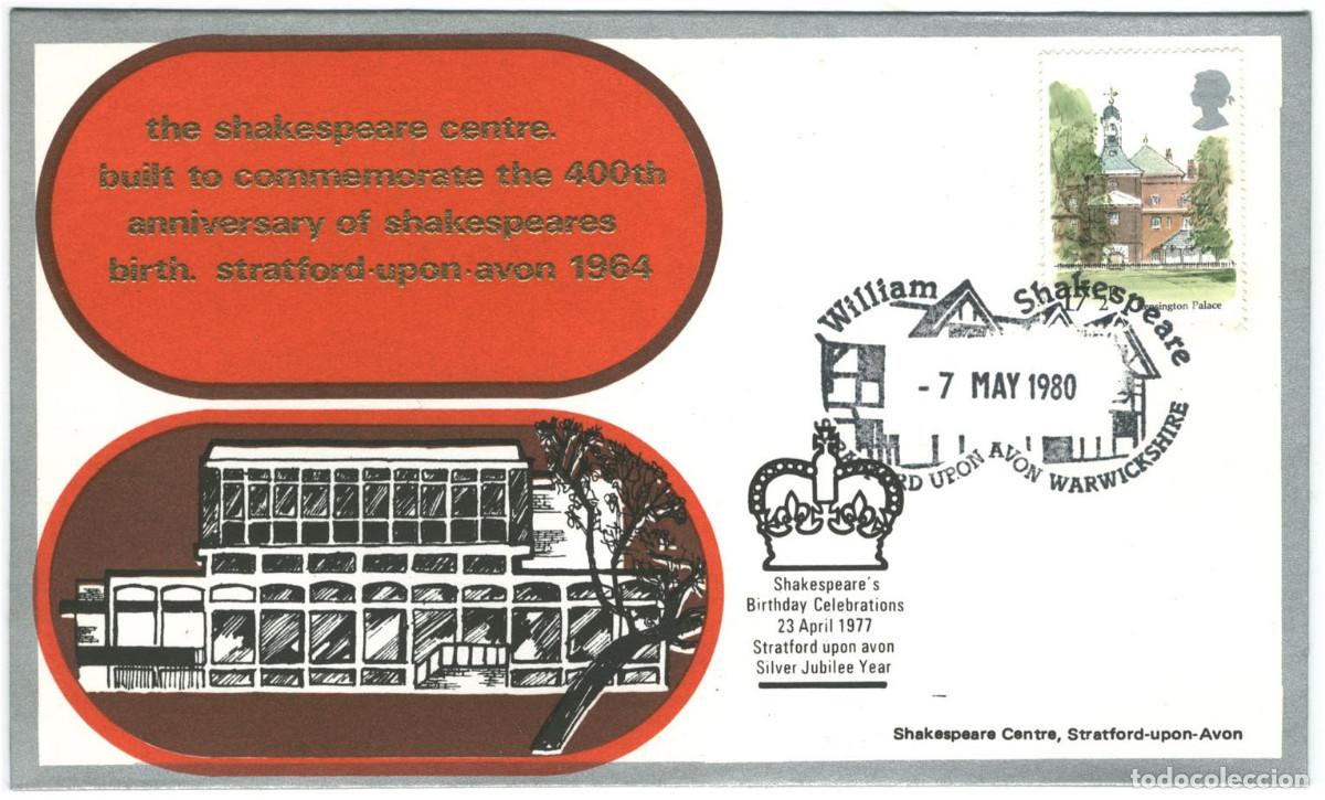 Sellos: 400 th Anniversary Shakespeare's Birthday (Stratford 1980)_Tiatsa Philatelic Centre; 7704-6C