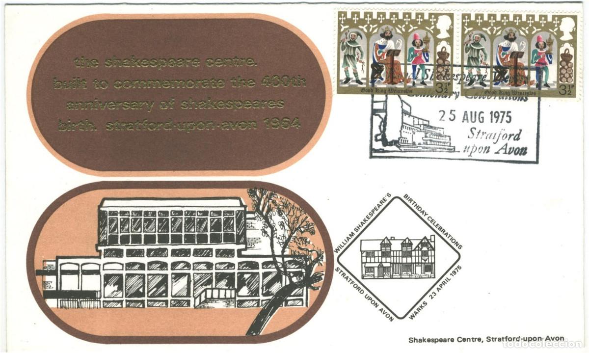 Sellos: 400 th Anniversary Shakespeare's Birthday (Stratford 1975)_Tiatsa Philatelic Centre; 7504-6 a