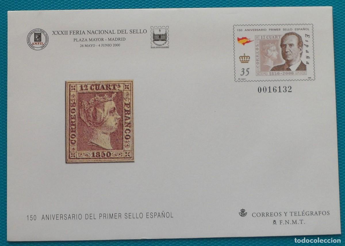 Stamps: 2000-ESPA&Ntilde;A-SOBRES ENTERO POSTALES-VER FOTO-N&ordm;62-XXII FERIA NACIONAL DEL SELLO-MADRIDX