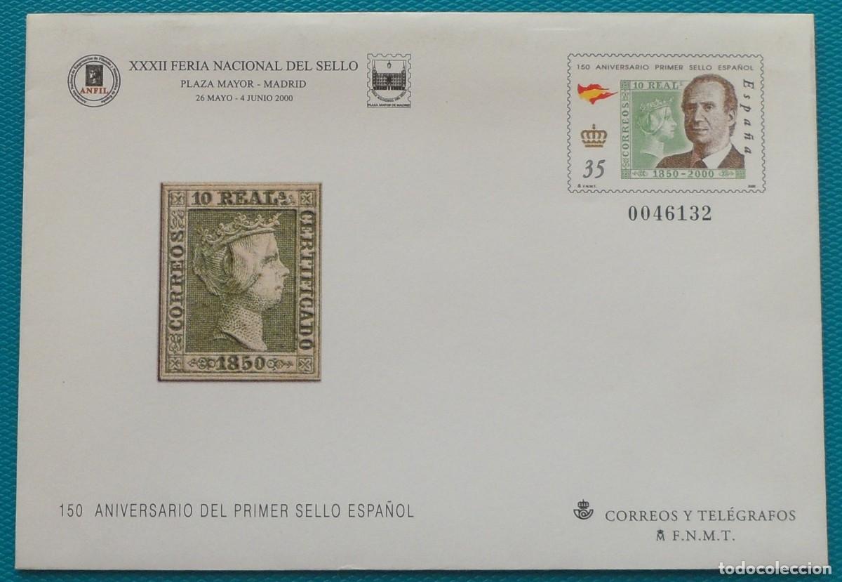Stamps: 2000-ESPA&Ntilde;A-SOBRES ENTERO POSTALES-VER FOTO-N&ordm;63-XXII FERIA NACIONAL DEL SELLO-MADRIDX