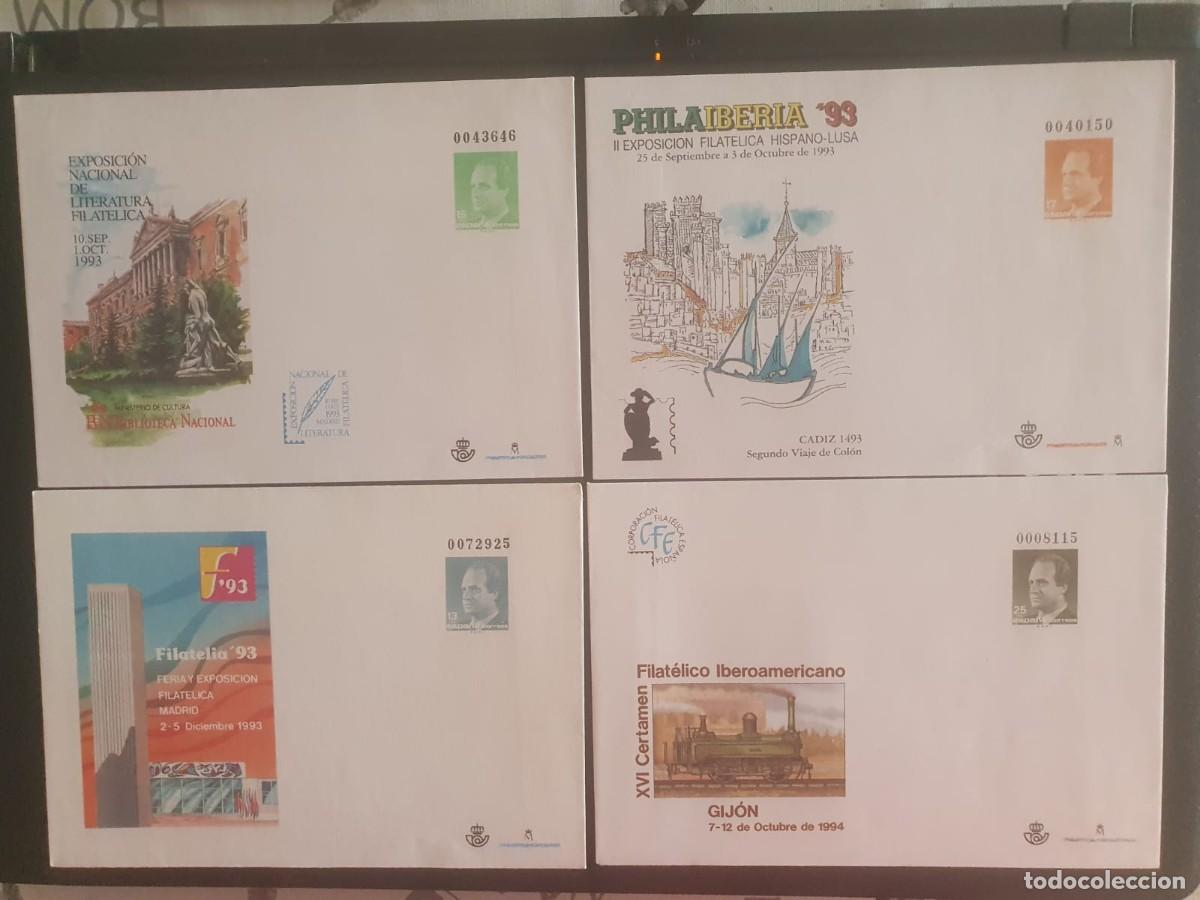 Sellos: SOBRES ENTERO POSTALES EDIFIL 19 +20 + 21 + 22 (*) ESPA&Ntilde;A 1993 1994