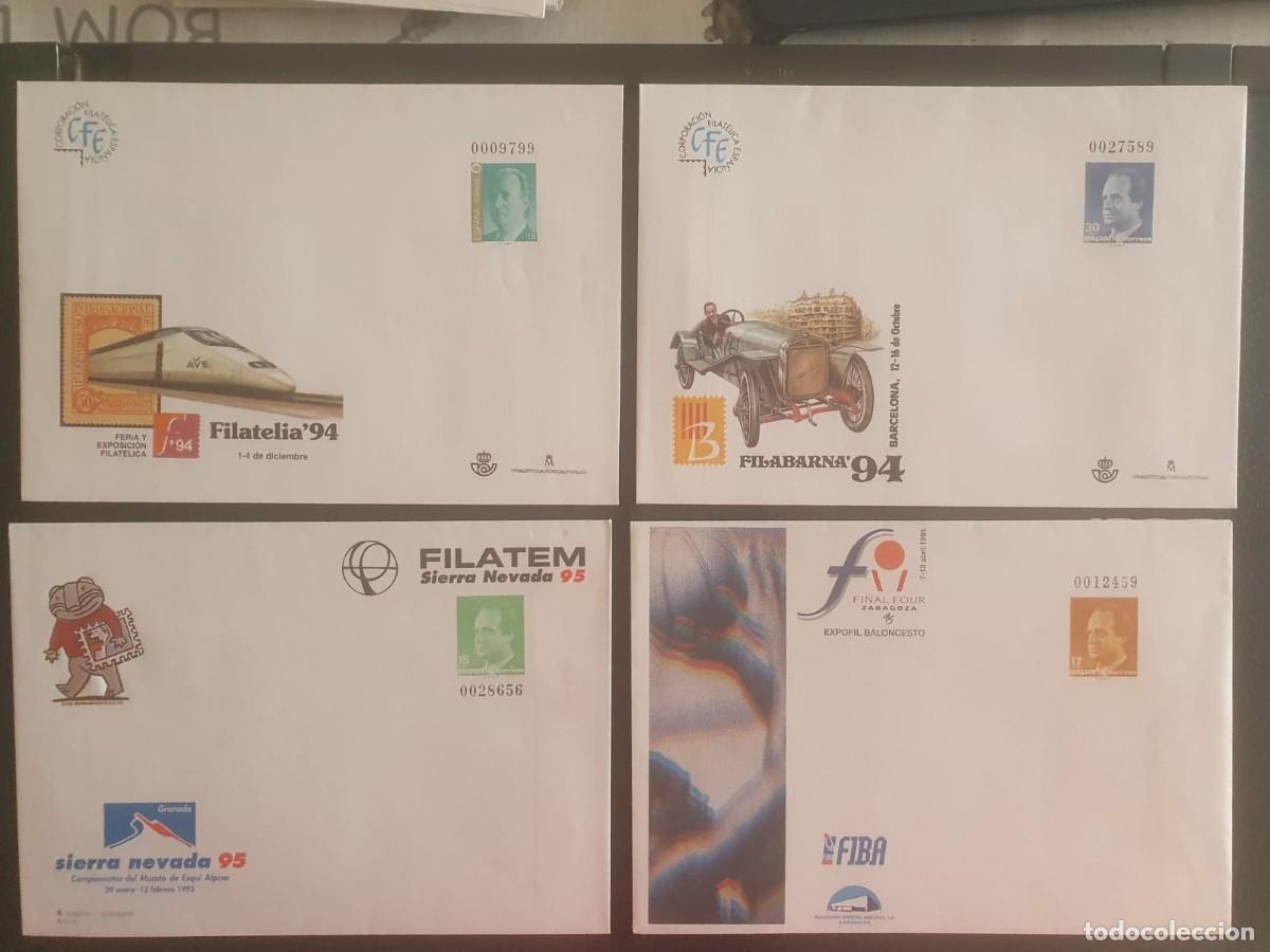 Sellos: SOBRES ENTERO POSTALES EDIFIL 23+ 24 +25 +26 (*) ESPA&Ntilde;A 1994 1995