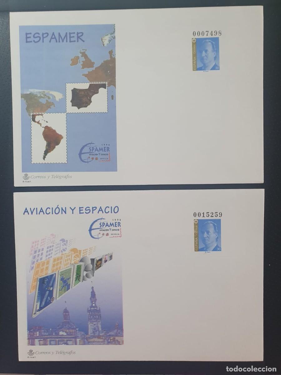 Sellos: SOBRES ENTERO POSTALES EDIFIL 33 + 34 (*) ESPA&Ntilde;A 1996