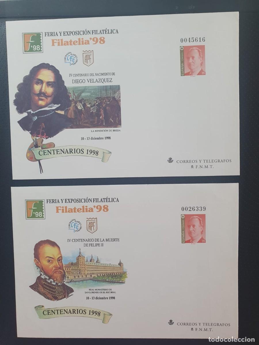 Sellos: SOBRES ENTERO POSTALES EDIFIL 50 + 51 (*) ESPA&Ntilde;A 1998