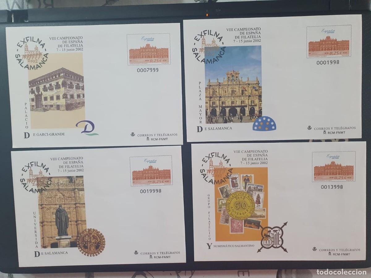 Sellos: SOBRES ENTERO POSTALES EDIFIL 79 (*) los 4 tipos ESPA&Ntilde;A 2002