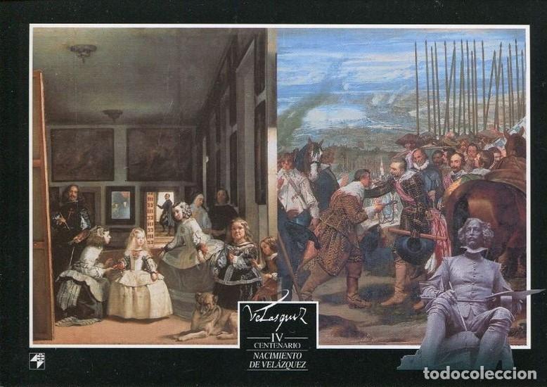 Sellos: 1999-ESPA&Ntilde;A-TARJETAS ENTERO POSTALES-VER FOTO-N&ordm;68-CENTENARIO DEL NACIMIENTO DE VELAZQUEZ