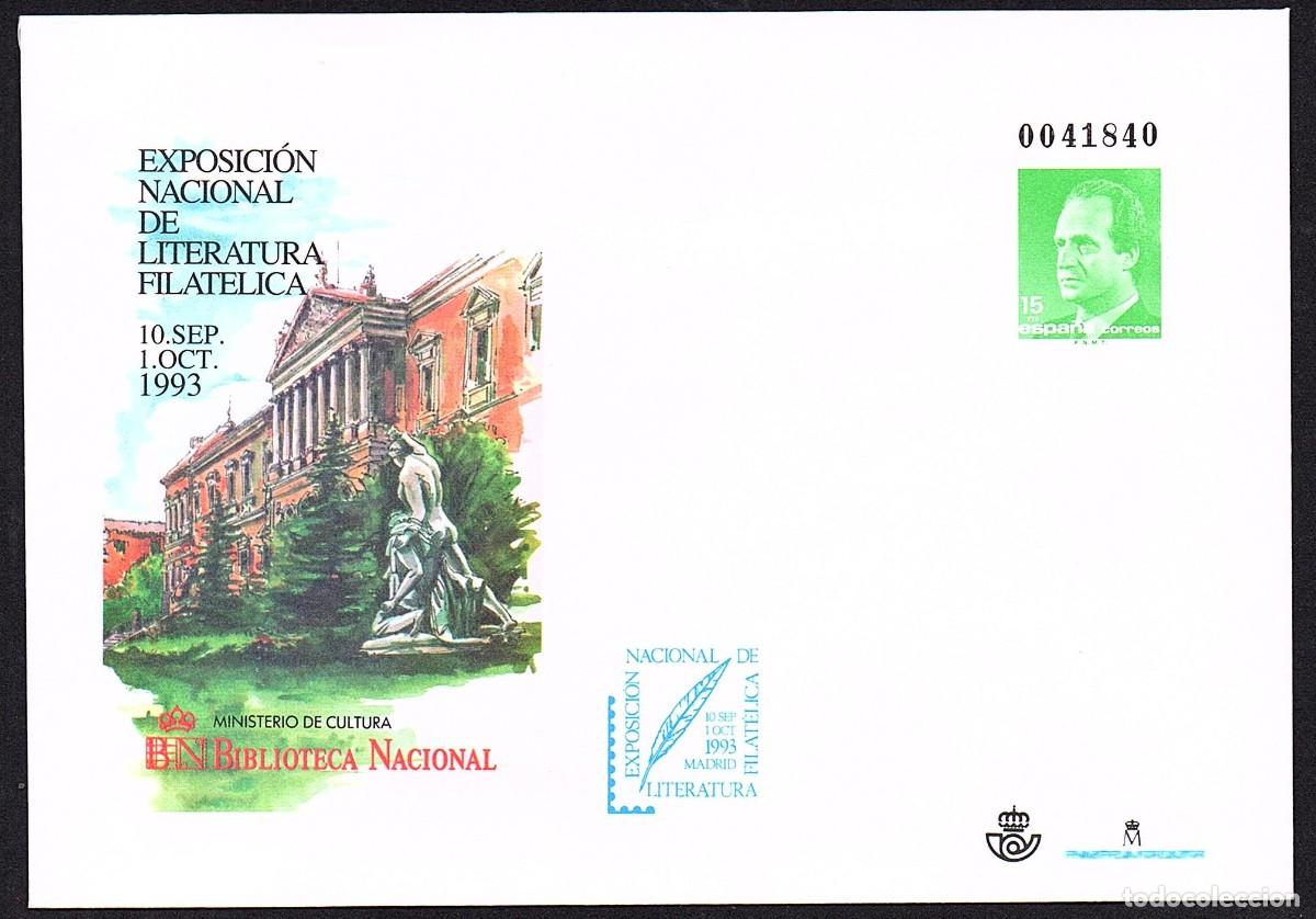 Sellos: SOBRE ENTERO POSTAL EDIFIL N&ordm; 19 - 1.993 NUEVO CON MATASELLOS CONMEMORATIVO.