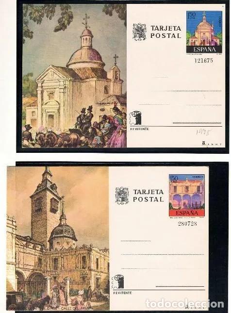 Sellos: 1975-TARJETAS ENTERO POSTALES-VER FOTO-N&ordm;107/10-EXPO.MUNDIAL DE FILATELIA ESPA&Ntilde;A 75