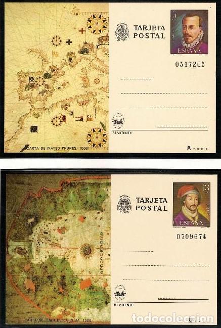 Sellos: 1980-TARJETAS ENTERO POSTALES-VER FOTO-N&ordm;121/2-ESPAMER 80