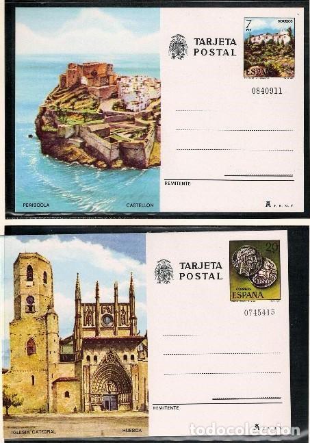 Sellos: 1981-TARJETAS ENTERO POSTALES-VER FOTO-N&ordm;125/6-TURISMO-CASTELLON-HUESCA