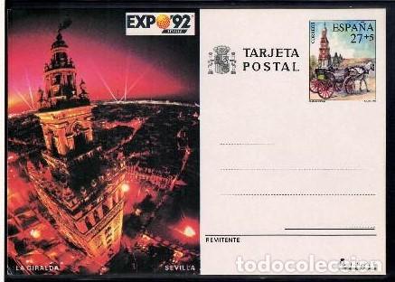 Sellos: 1992-TARJETAS ENTERO POSTALES-VER FOTO-N&ordm;154-EXPO.UNIVERSAL DE SEVILLA-EXPO. 92
