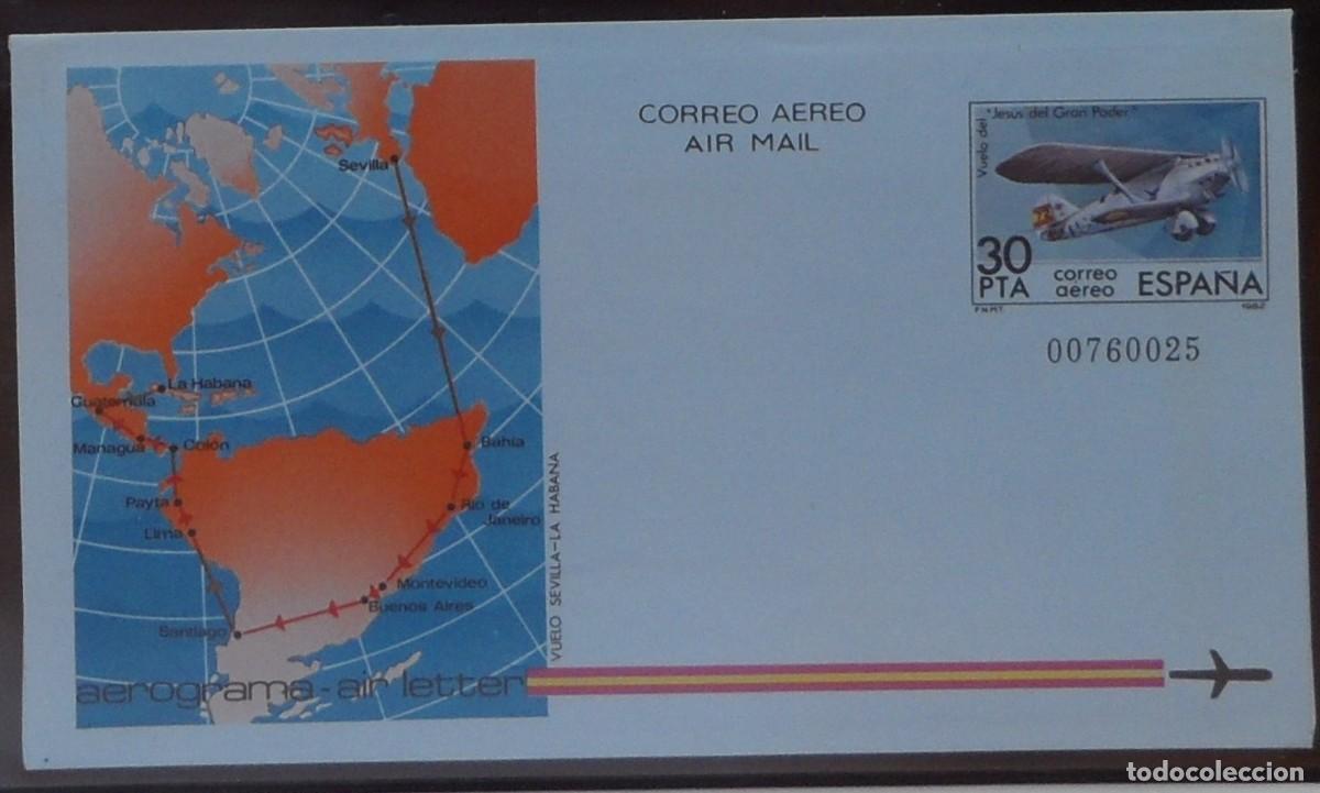 Sellos: ESPA&Ntilde;A-SELLOS-ENTERO POSTALES-LIQUIDACION TOTAL-AEROGRAMAS-VER FOTO-N&ordm;204