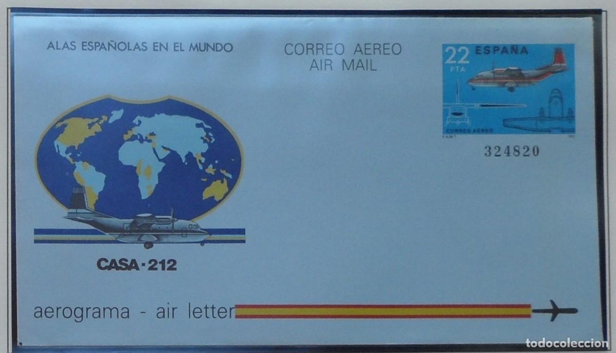 Sellos: ESPA&Ntilde;A-SELLOS-ENTERO POSTALES-LIQUIDACION TOTAL-AEROGRAMAS-VER FOTO-N&ordm;205