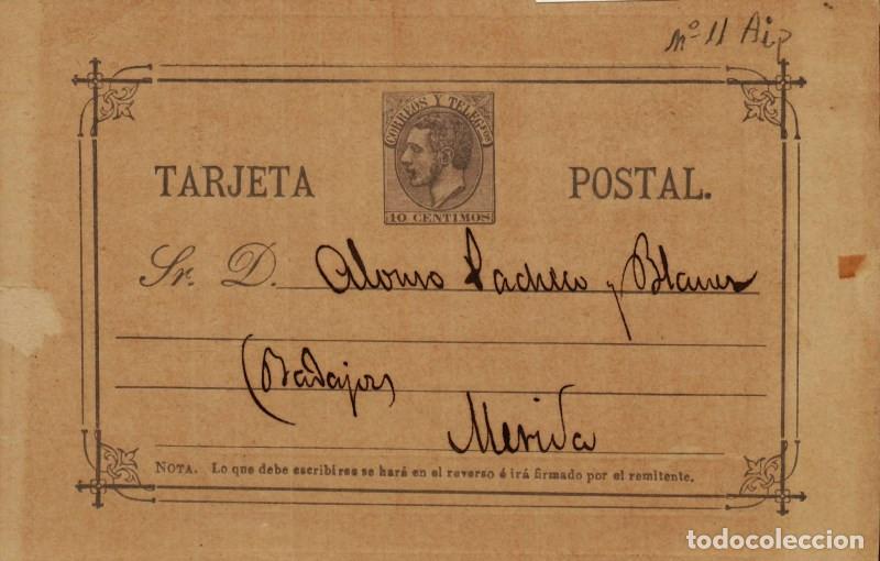 Sellos: FA4744. Tarjeta postal dirigida a M&eacute;rida
