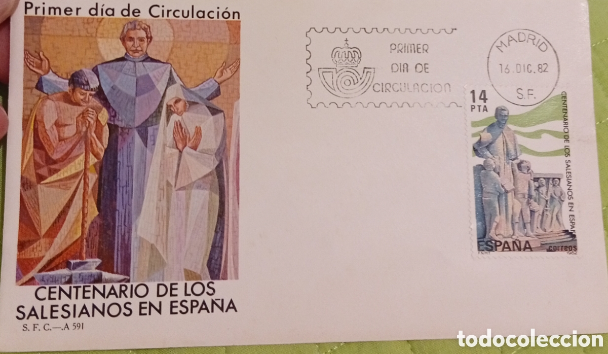 Sellos: Filatelia sellos sobr&eacute; del primer d&iacute;a de circulaci&oacute;n