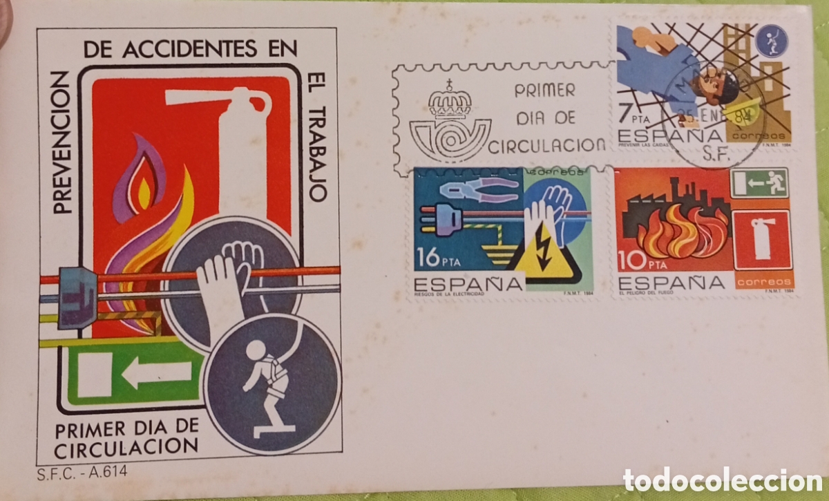 Sellos: Filatelia sellos sobr&eacute; del primer d&iacute;a de circulaci&oacute;n