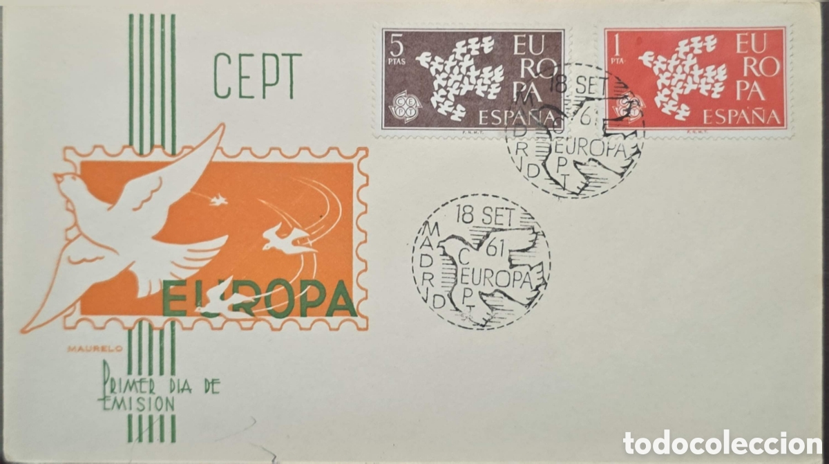 Sellos: CA)Spain.1976 (Specifically December 29, 1976, as indicated by the postmark) First Day Envelope (FDC