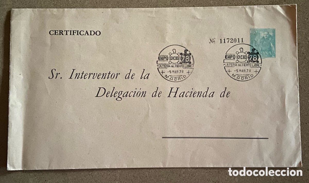 Sellos: GIRO POSTAL TRIBUTARIO FRANCO Y CASTILLO DE LA MOTA. 1958. MATASELLOS EXPOOCIO 78