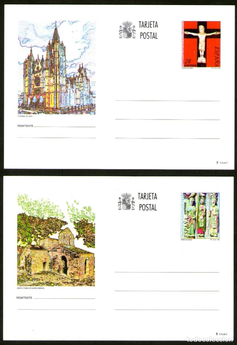 Sellos: TARJETAS ENTERO POSTALES NUEVAS TURISMO A&Ntilde;O 1993.