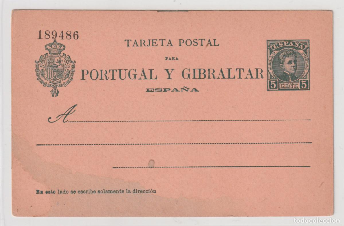Briefmarken: Entero postal. 1903 Alfonso XIII cadete. Edifil 43. Nuevo.