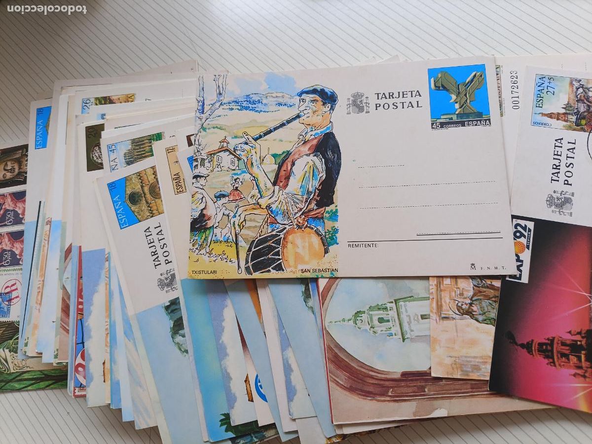 Stamps: Lote de 58 enteros postales