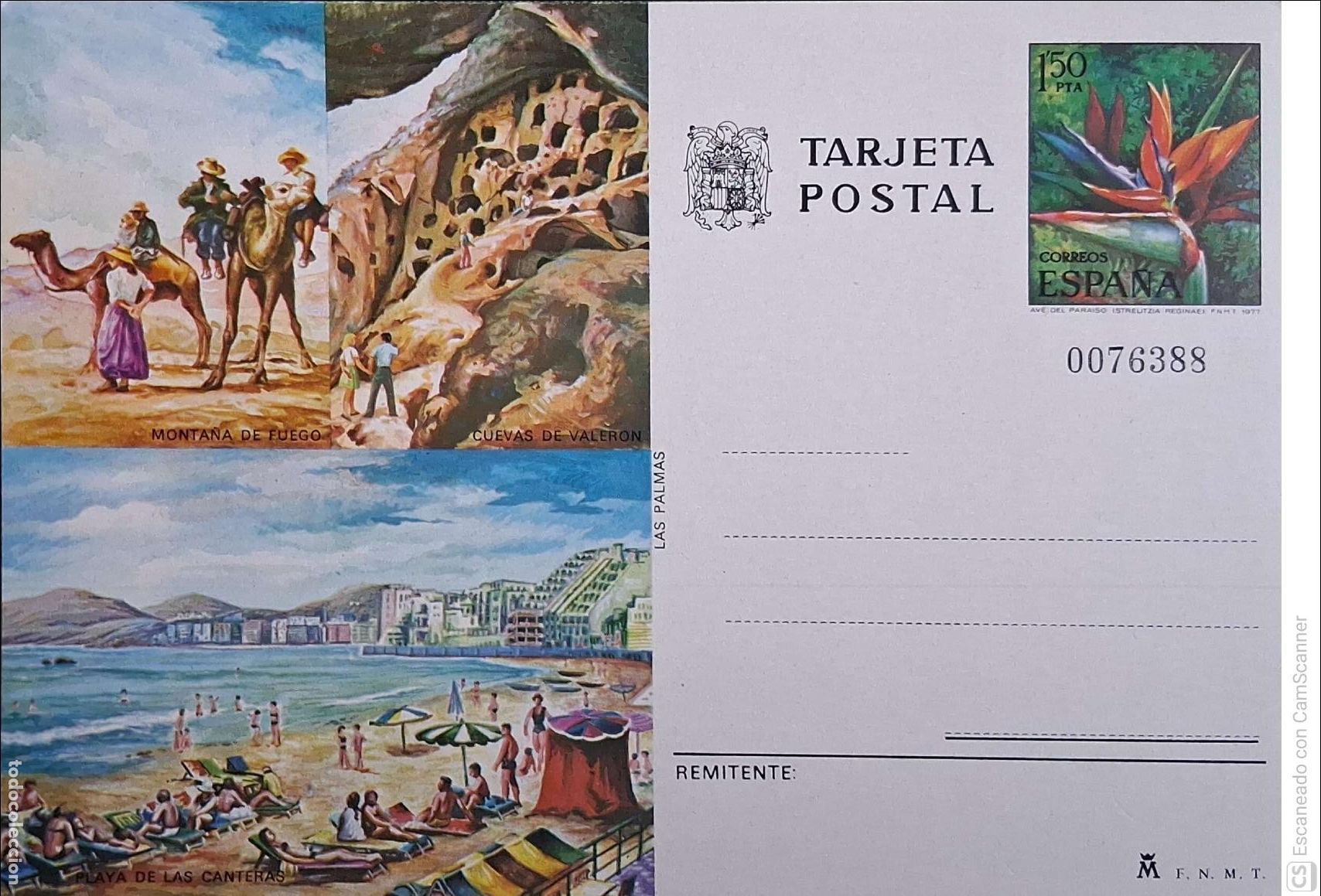 Sellos: Espa&ntilde;a. Entero Postal 115 Turismo: Gran Canaria. Nuevo.